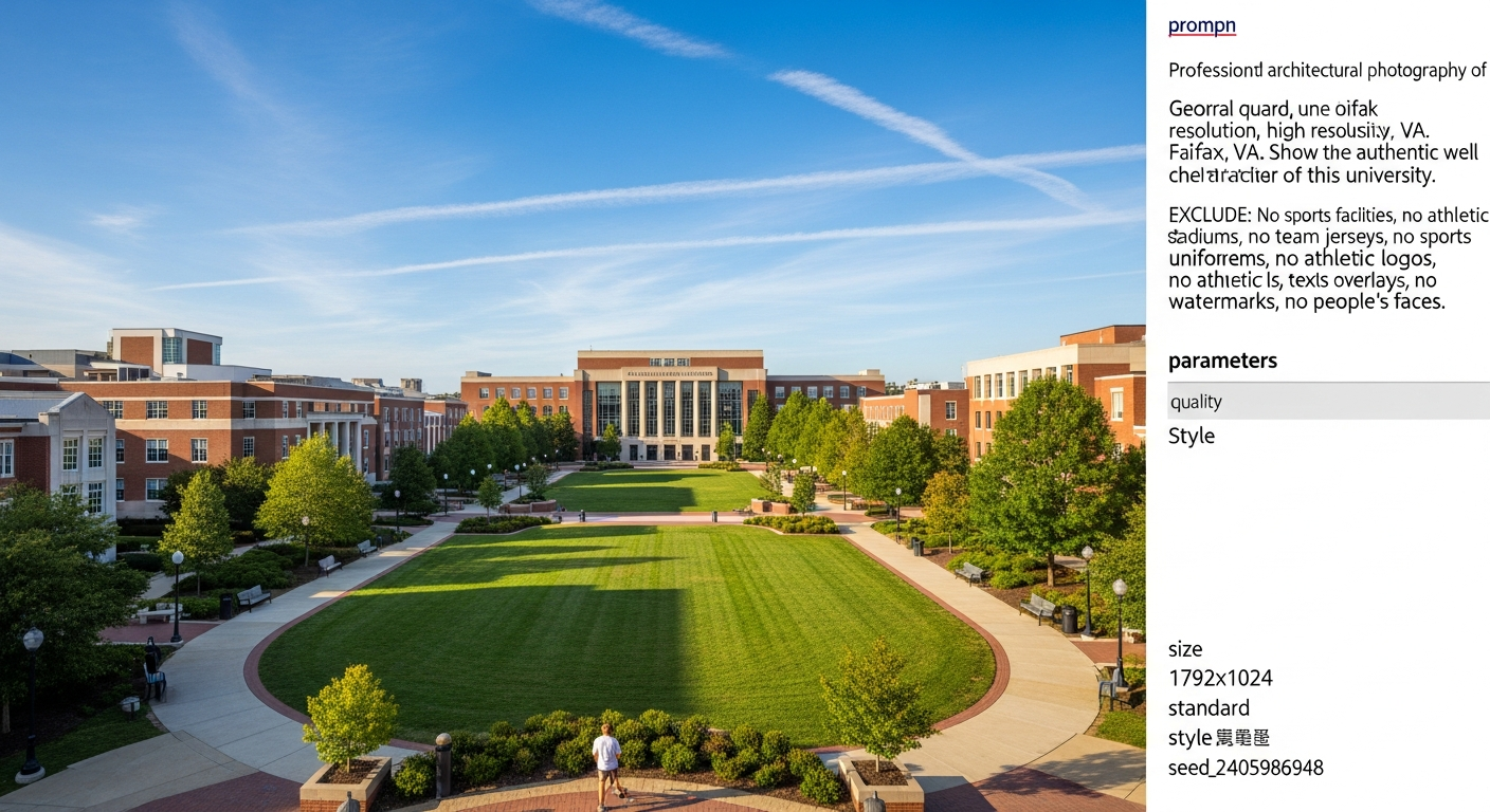central quad or green space