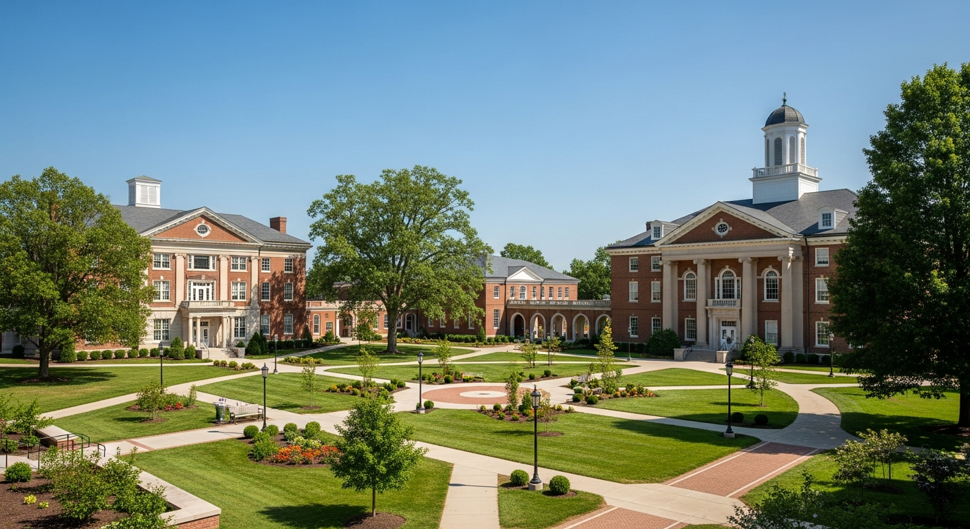 central quad or green space