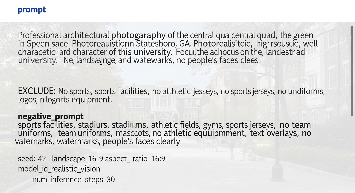 central quad or green space