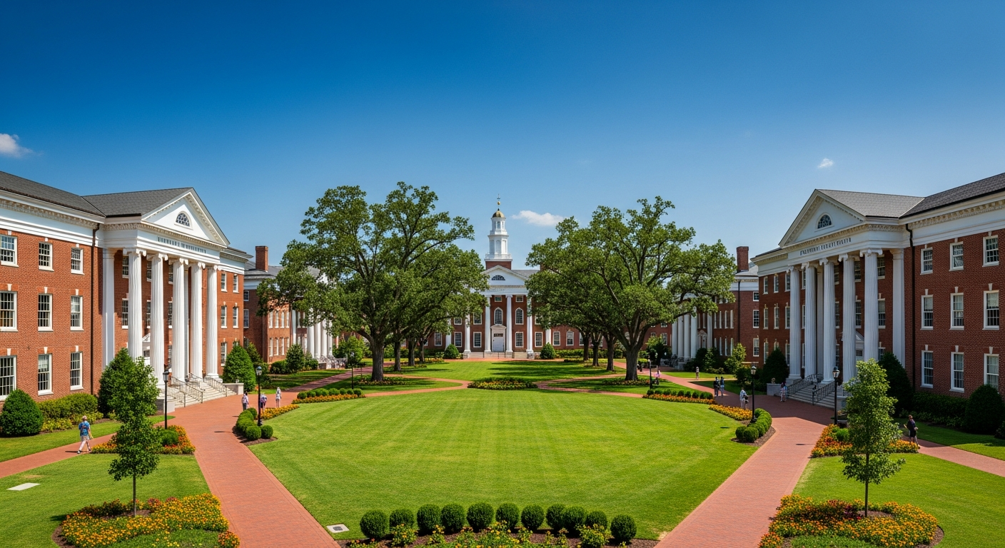 central quad or green space