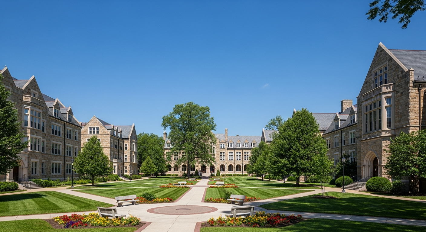 central quad or green space