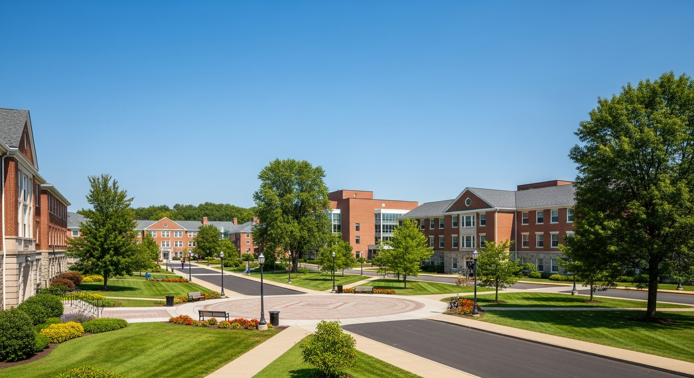 central quad or green space
