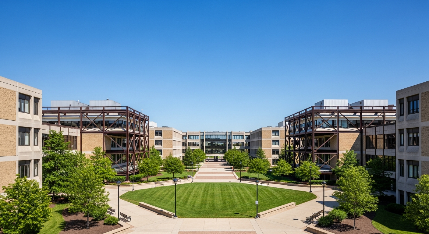 central quad or green space