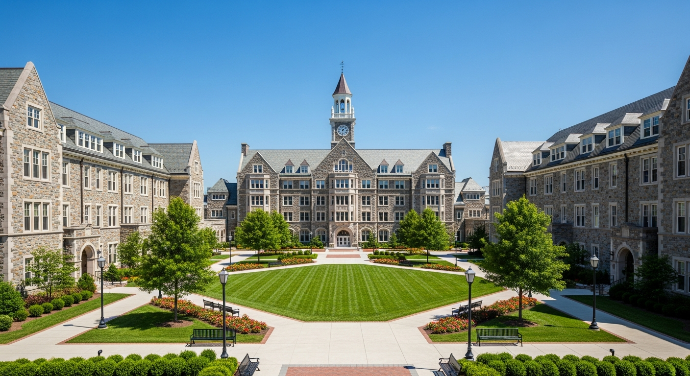 central quad or green space