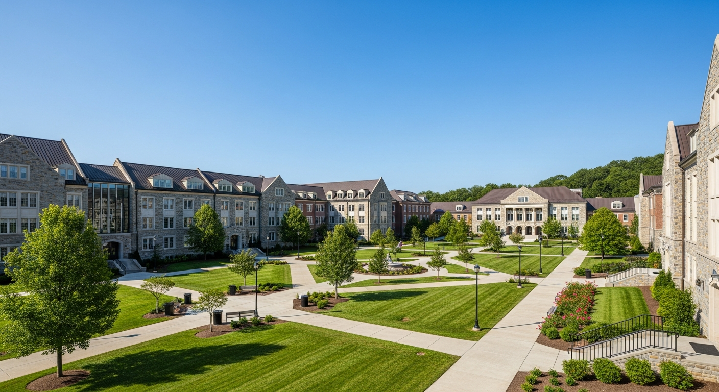 central quad or green space