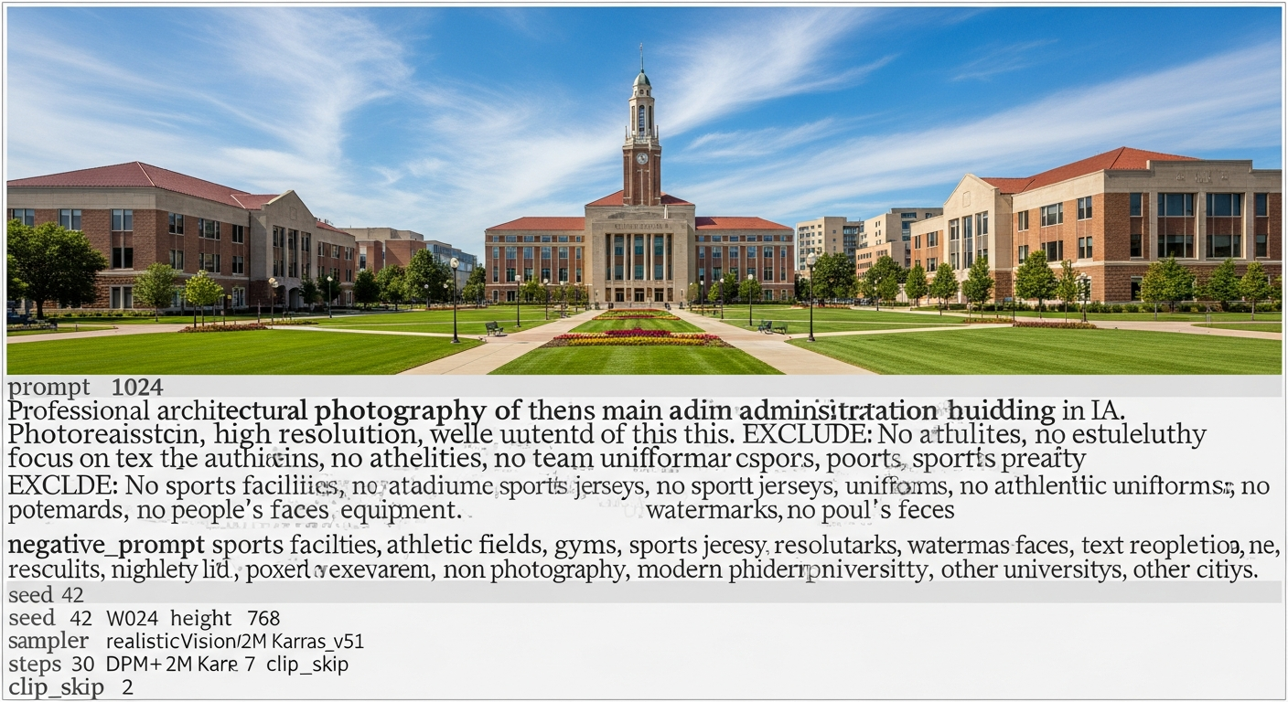 main administration building