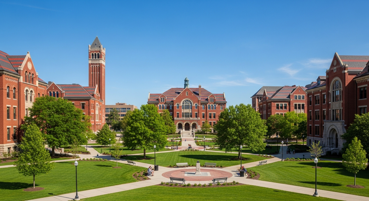 central quad or green space