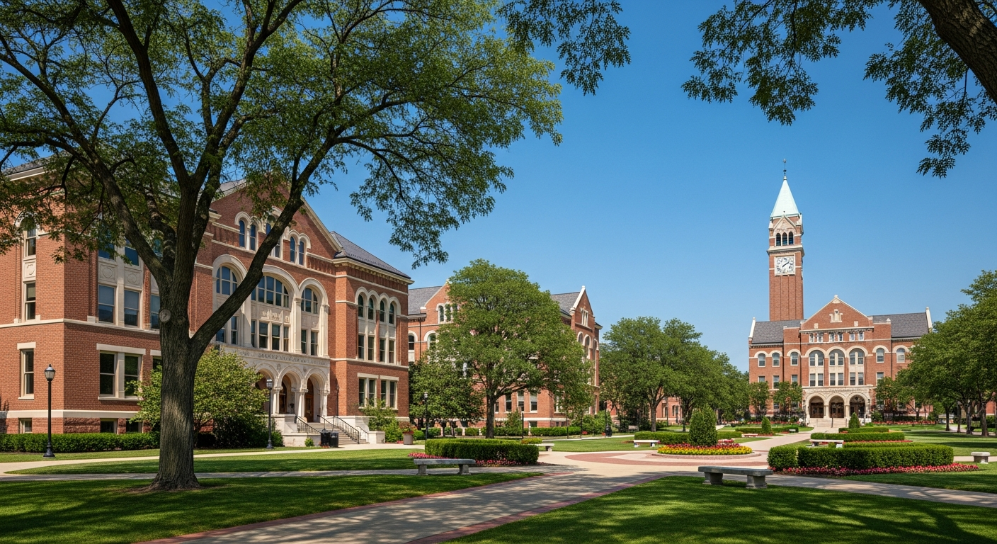 central quad or green space