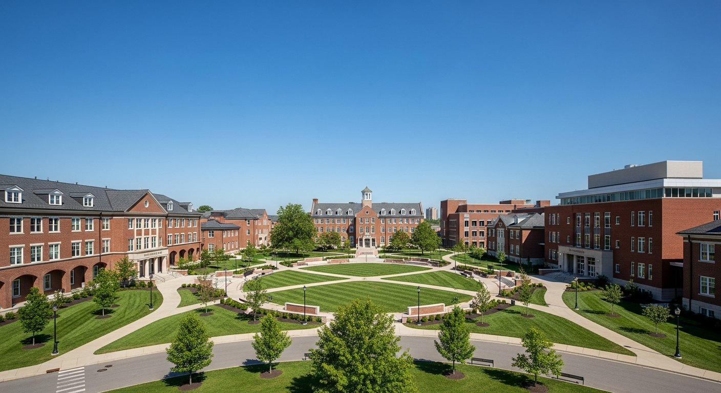 central quad or green space