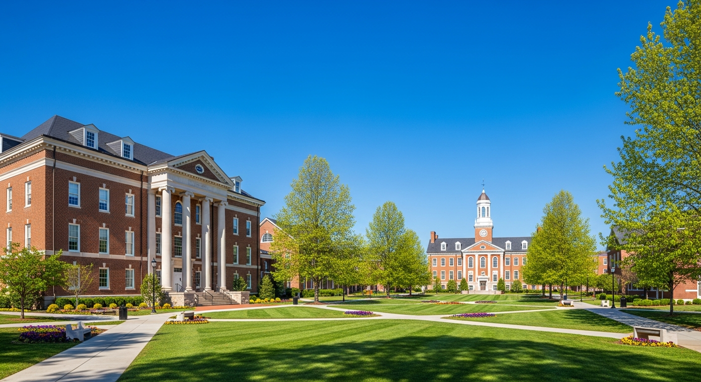 central quad or green space