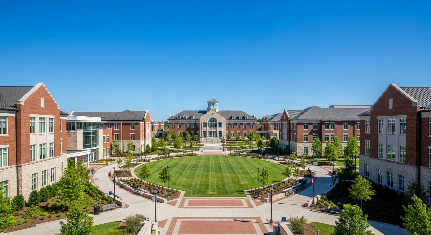 central quad or green space