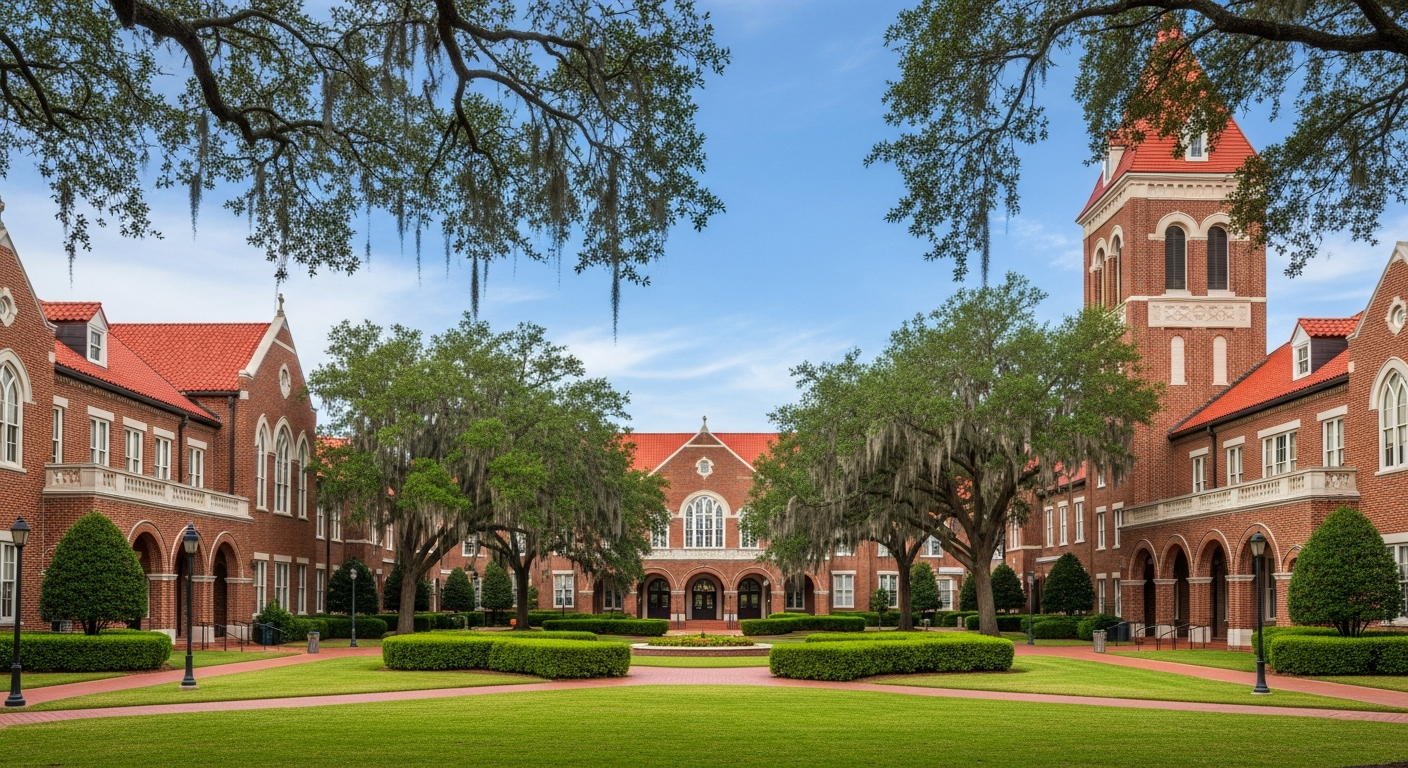 central quad or green space
