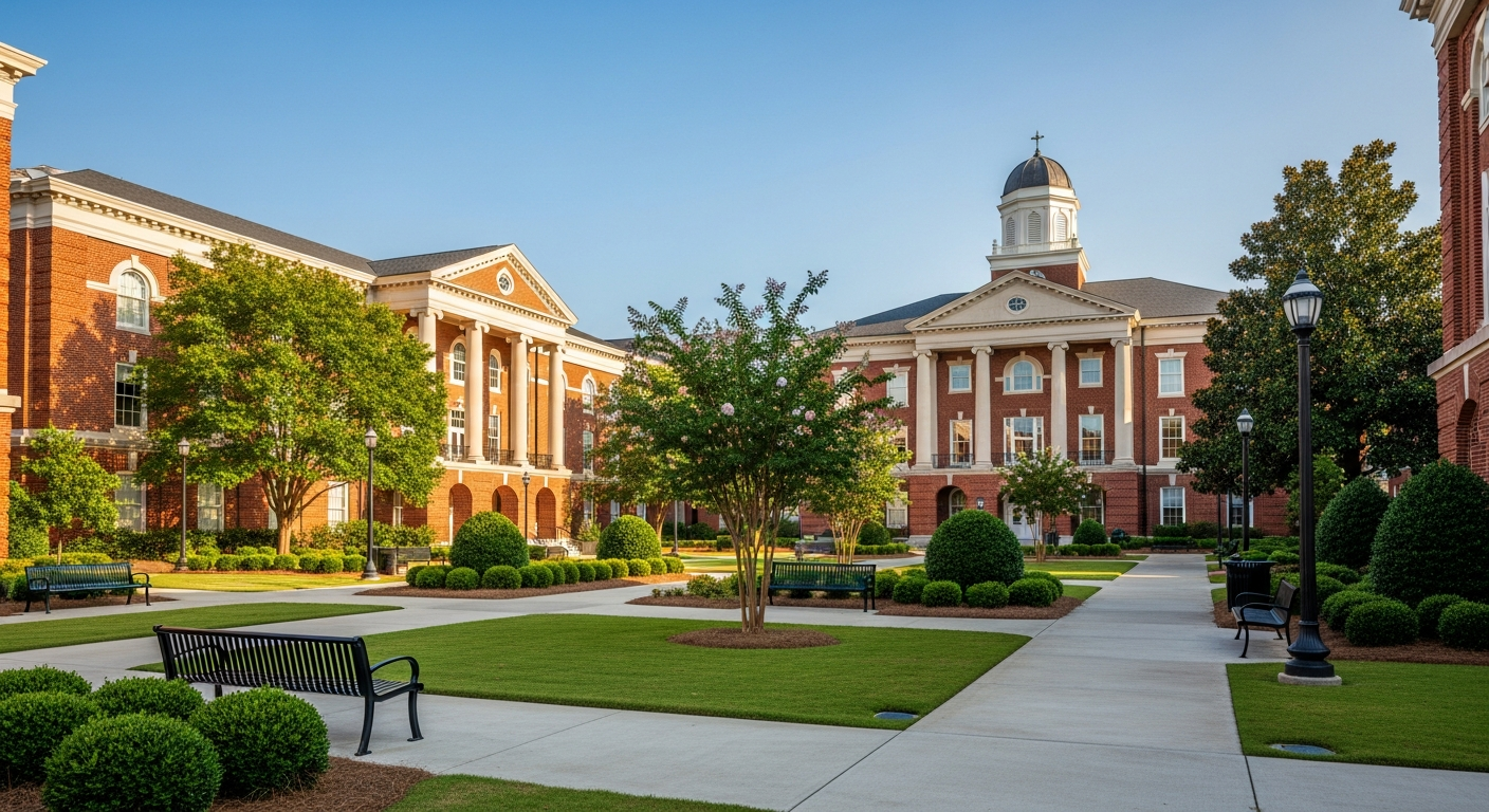 central quad or green space