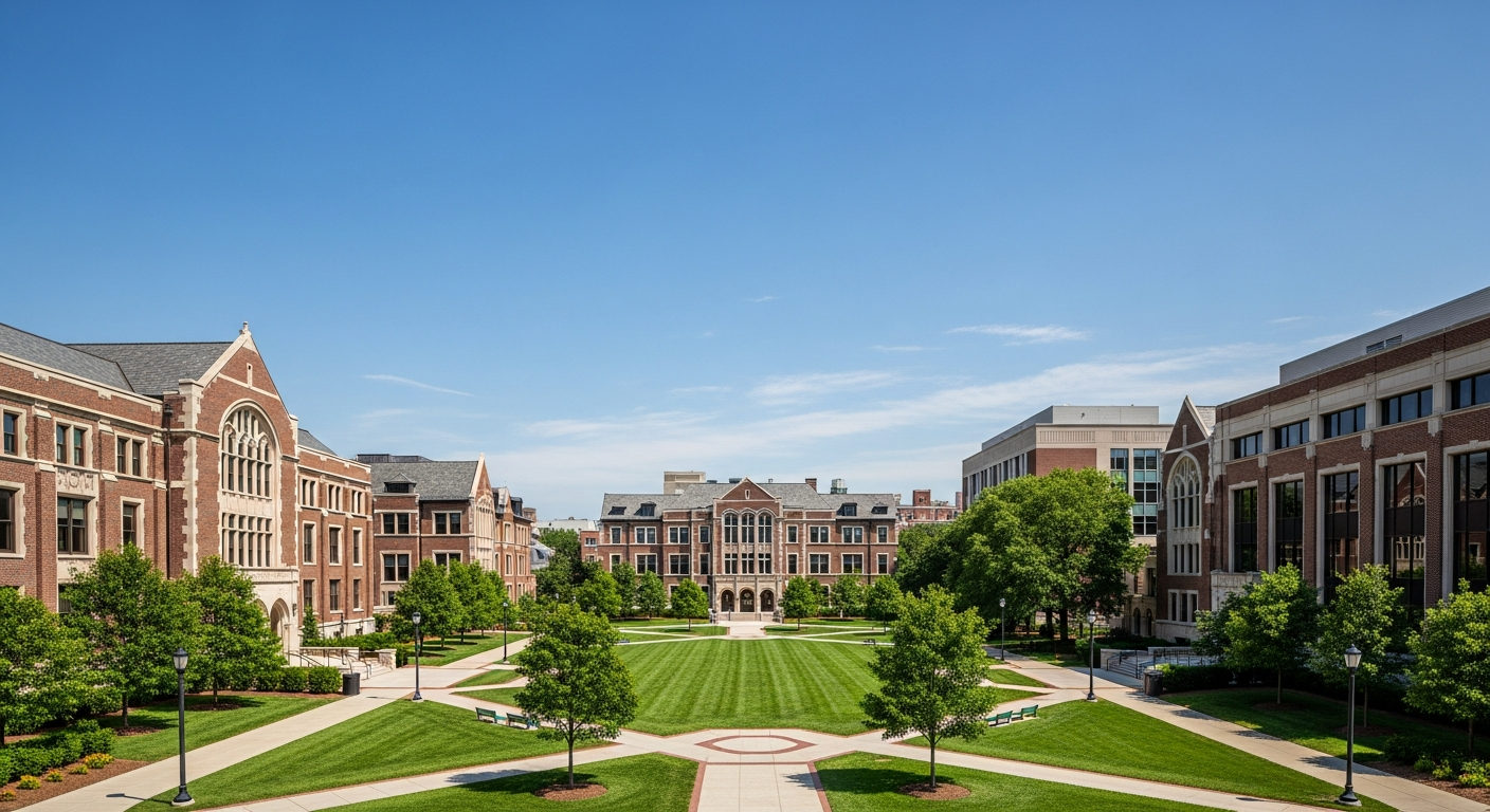 central quad or green space