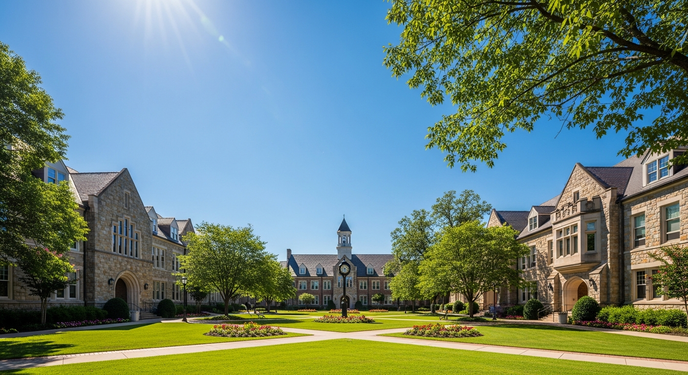 central quad or green space