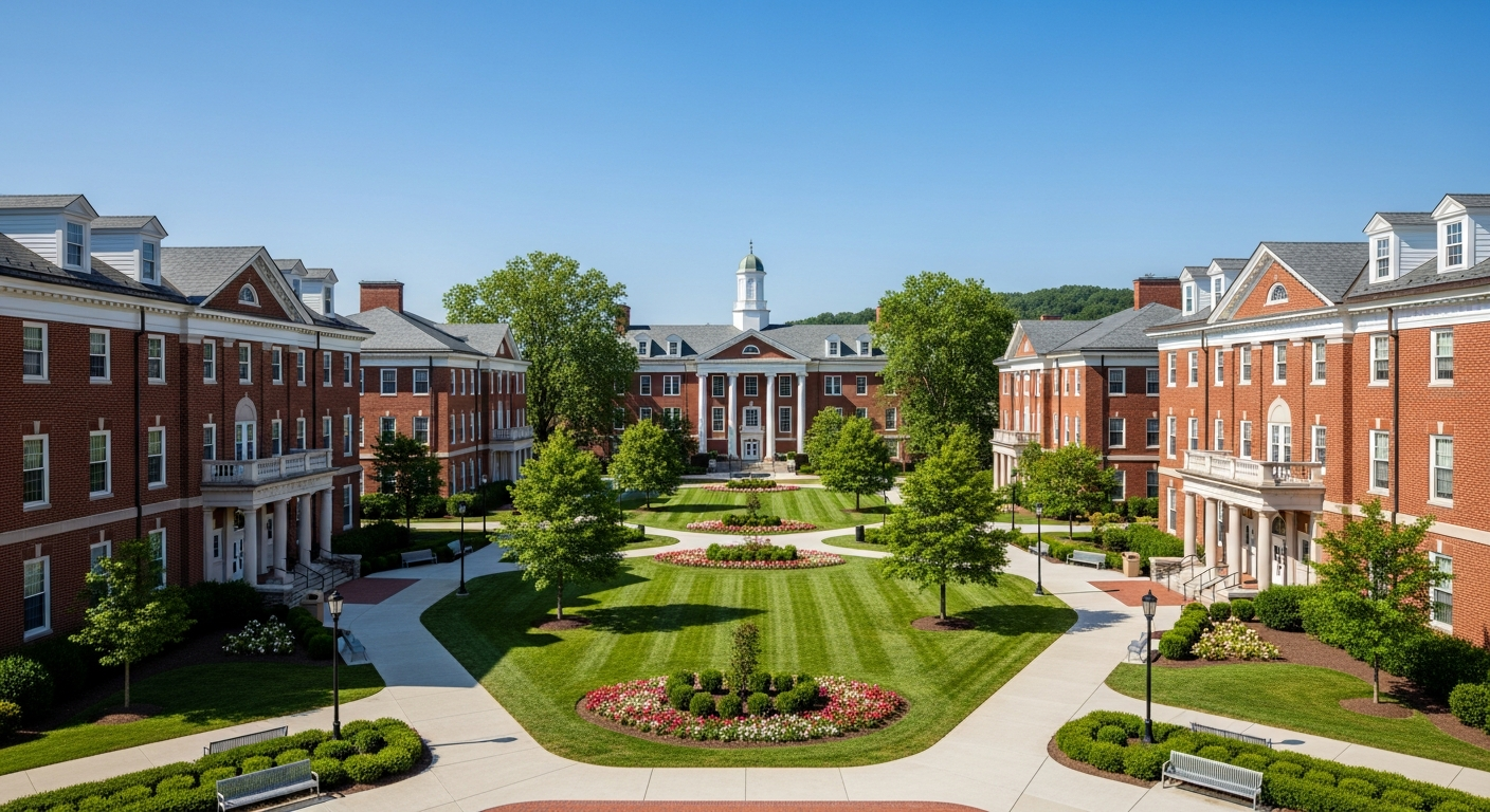 central quad or green space