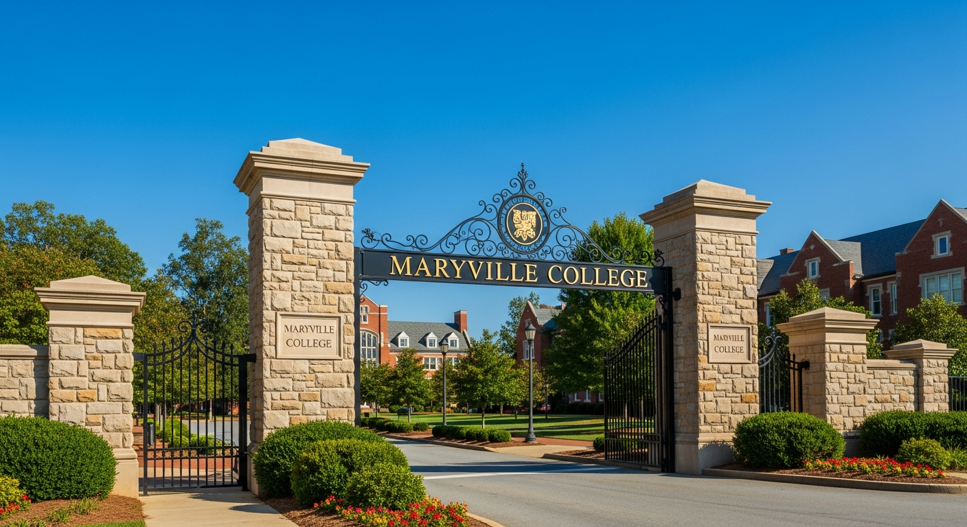 iconic campus entrance gate or sign