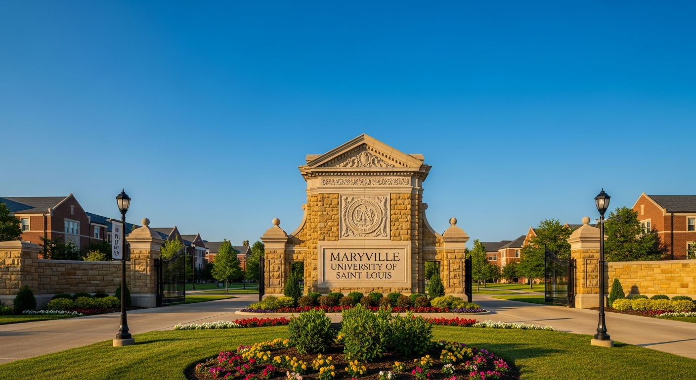 iconic campus entrance gate or sign