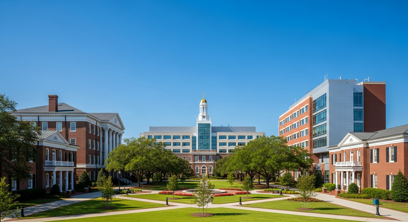 central quad or green space