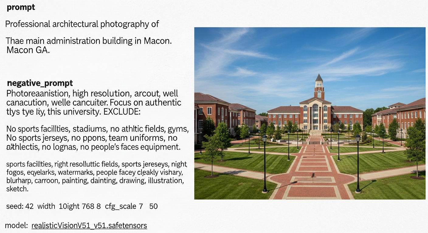 main administration building