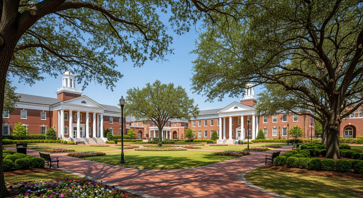 central quad or green space