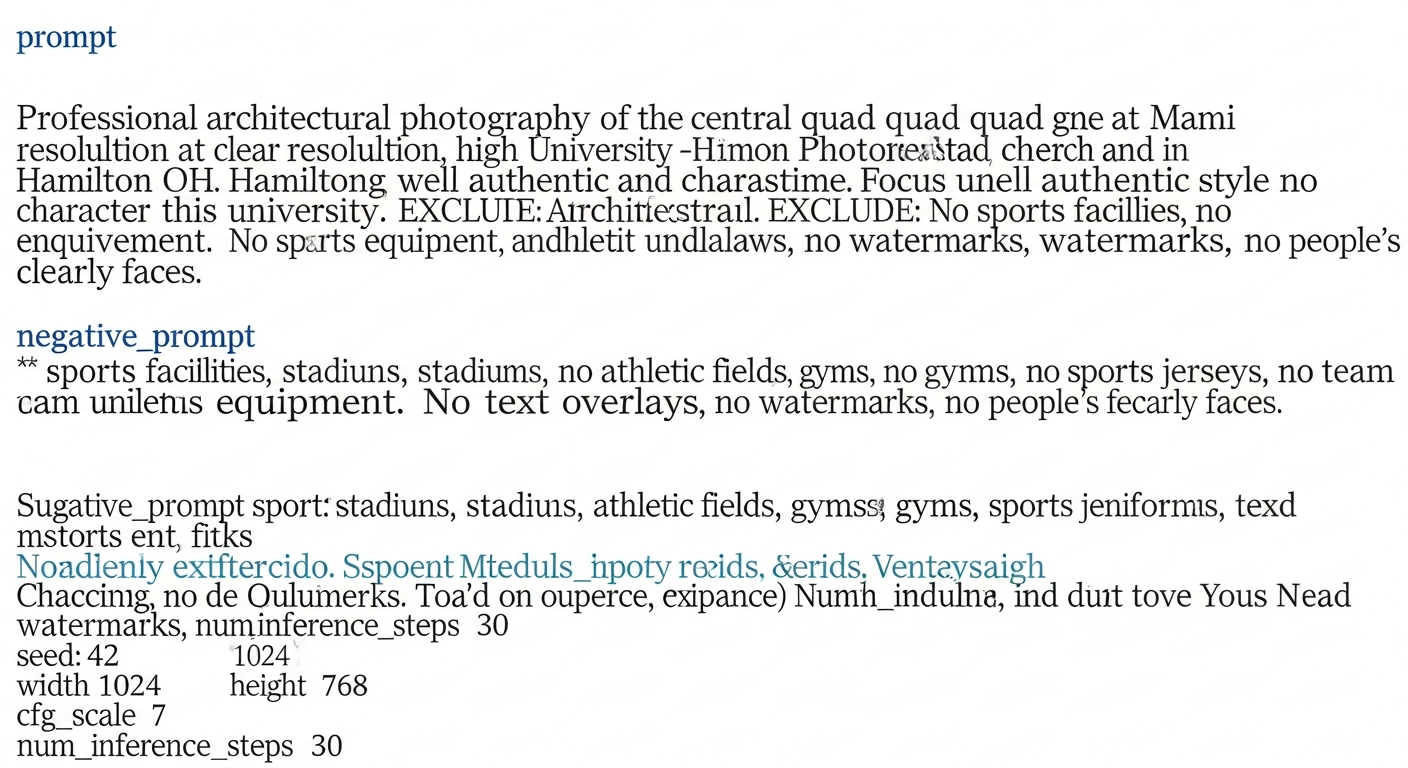 central quad or green space