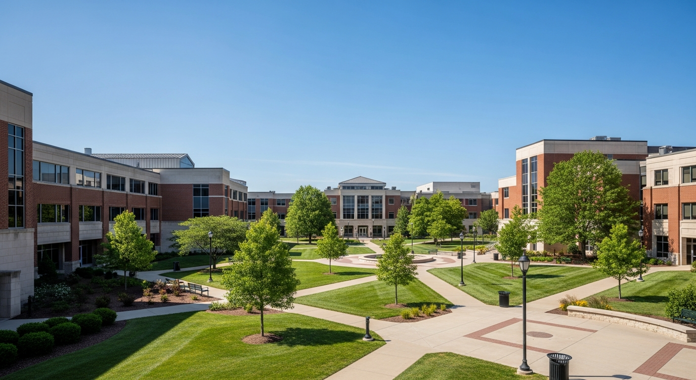 central quad or green space