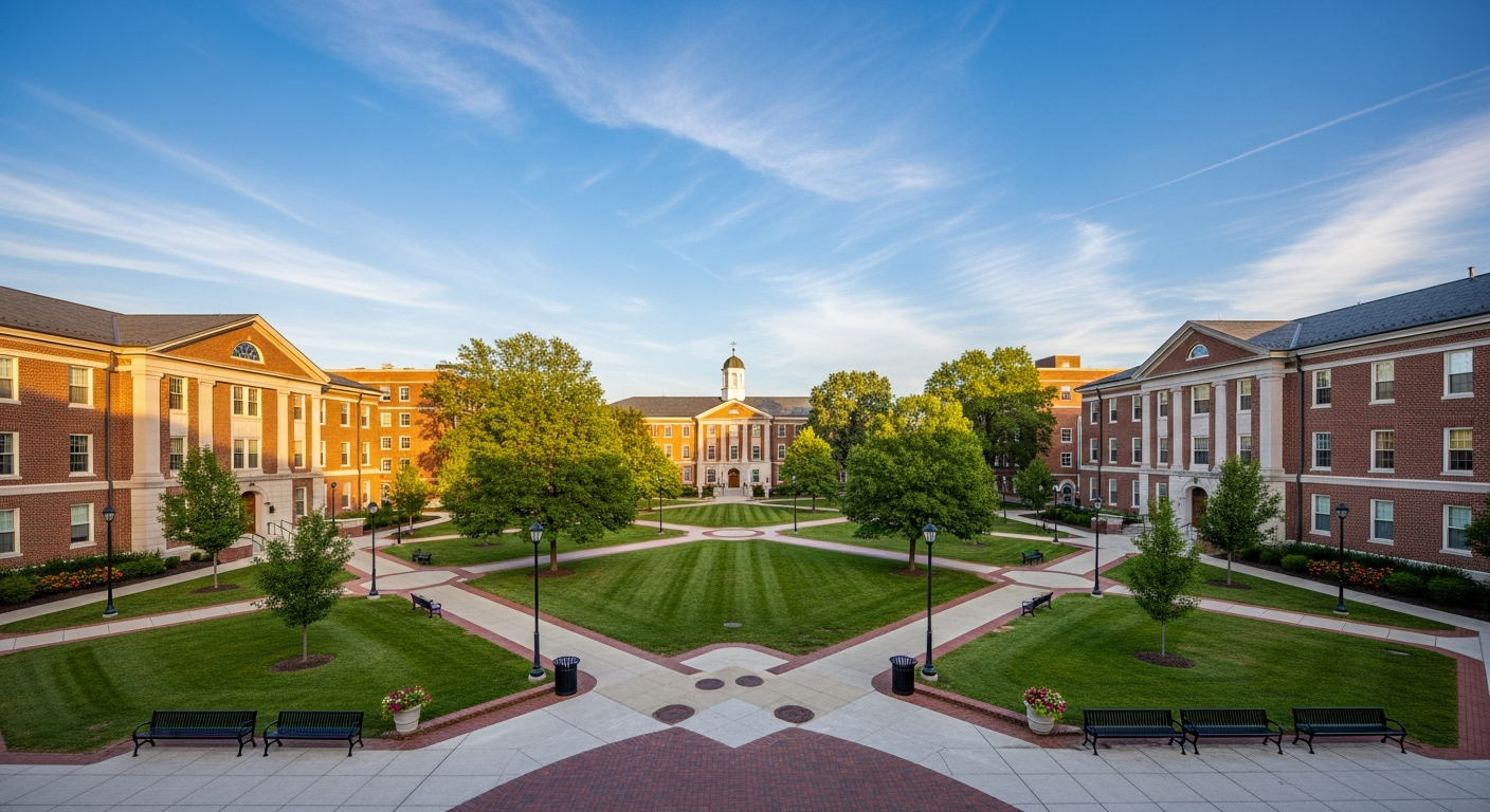 central quad or green space