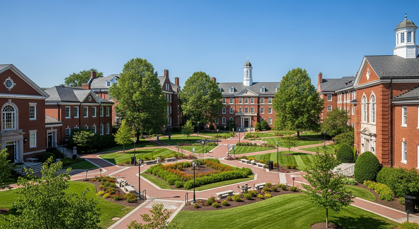 central quad or green space