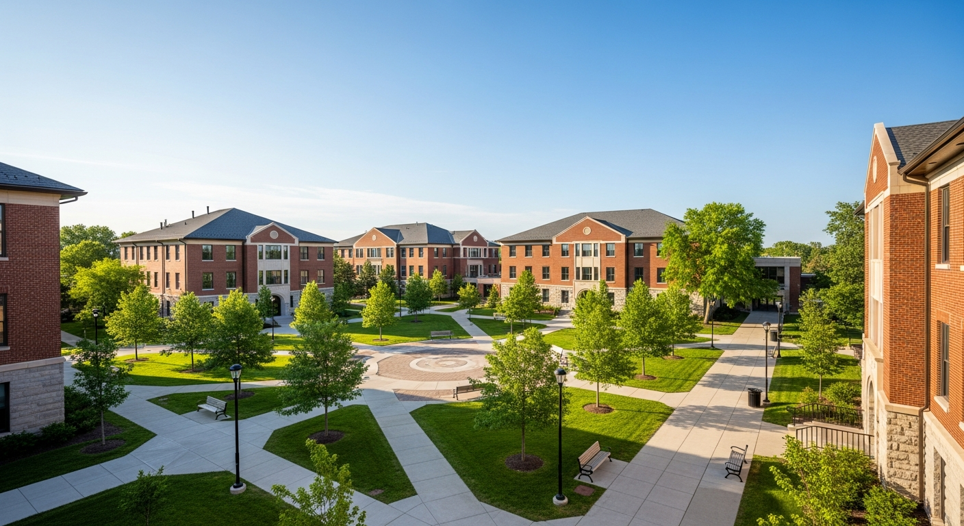 central quad or green space