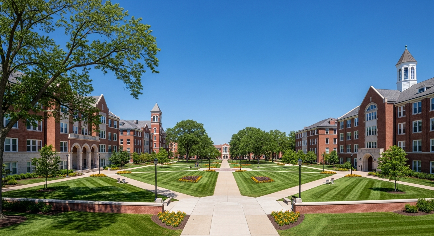 central quad or green space