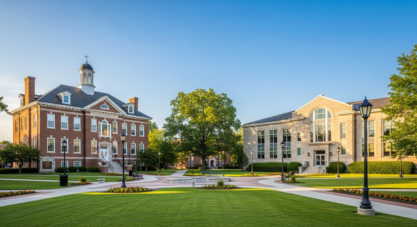 central quad or green space