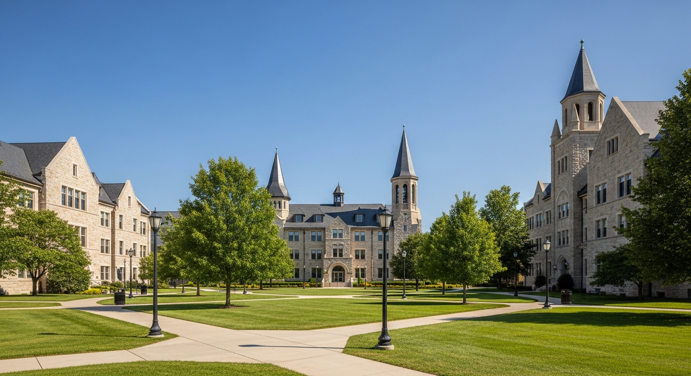 central quad or green space
