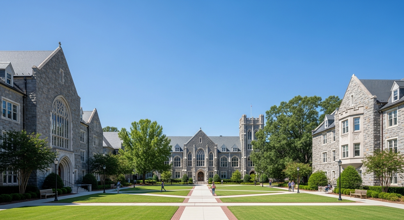 central quad or green space