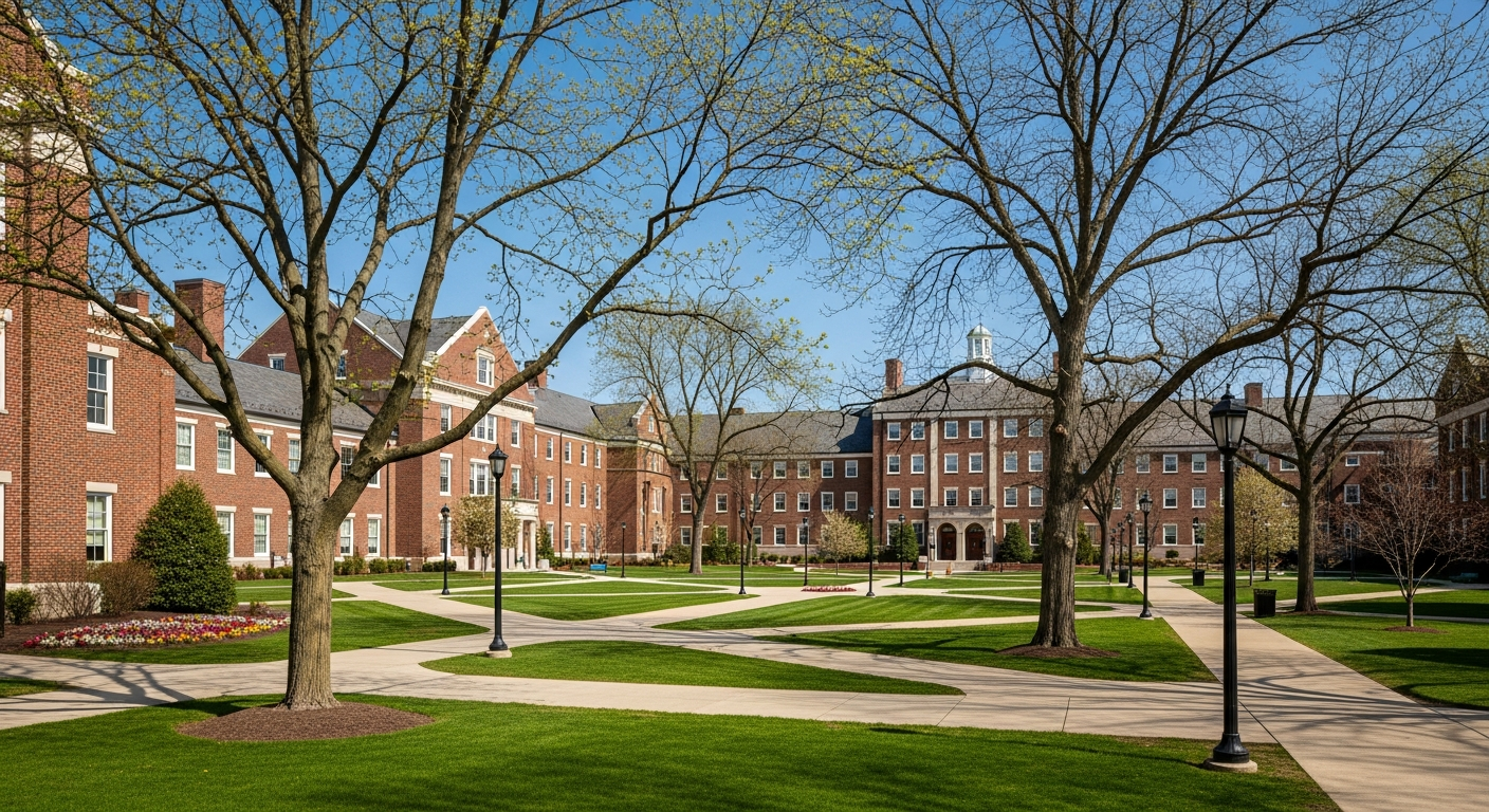 central quad or green space