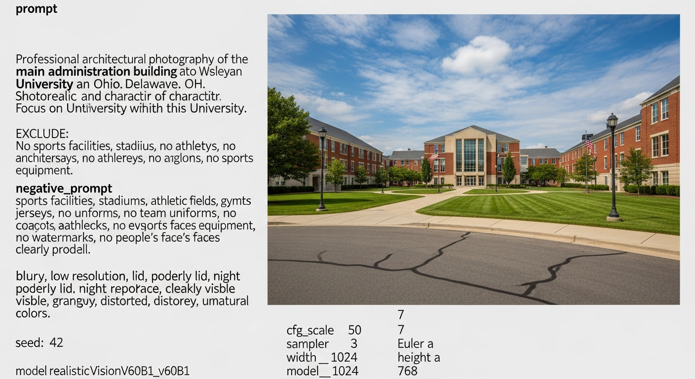 main administration building