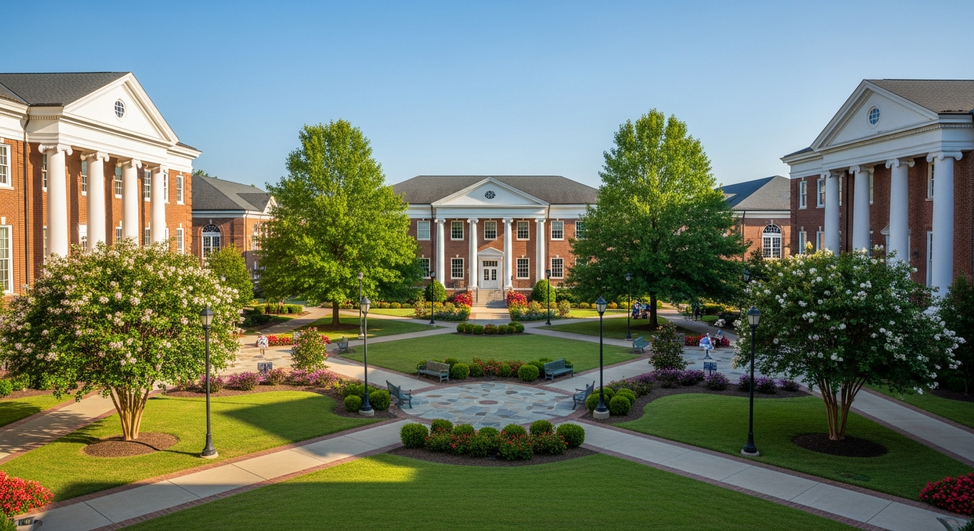 central quad or green space