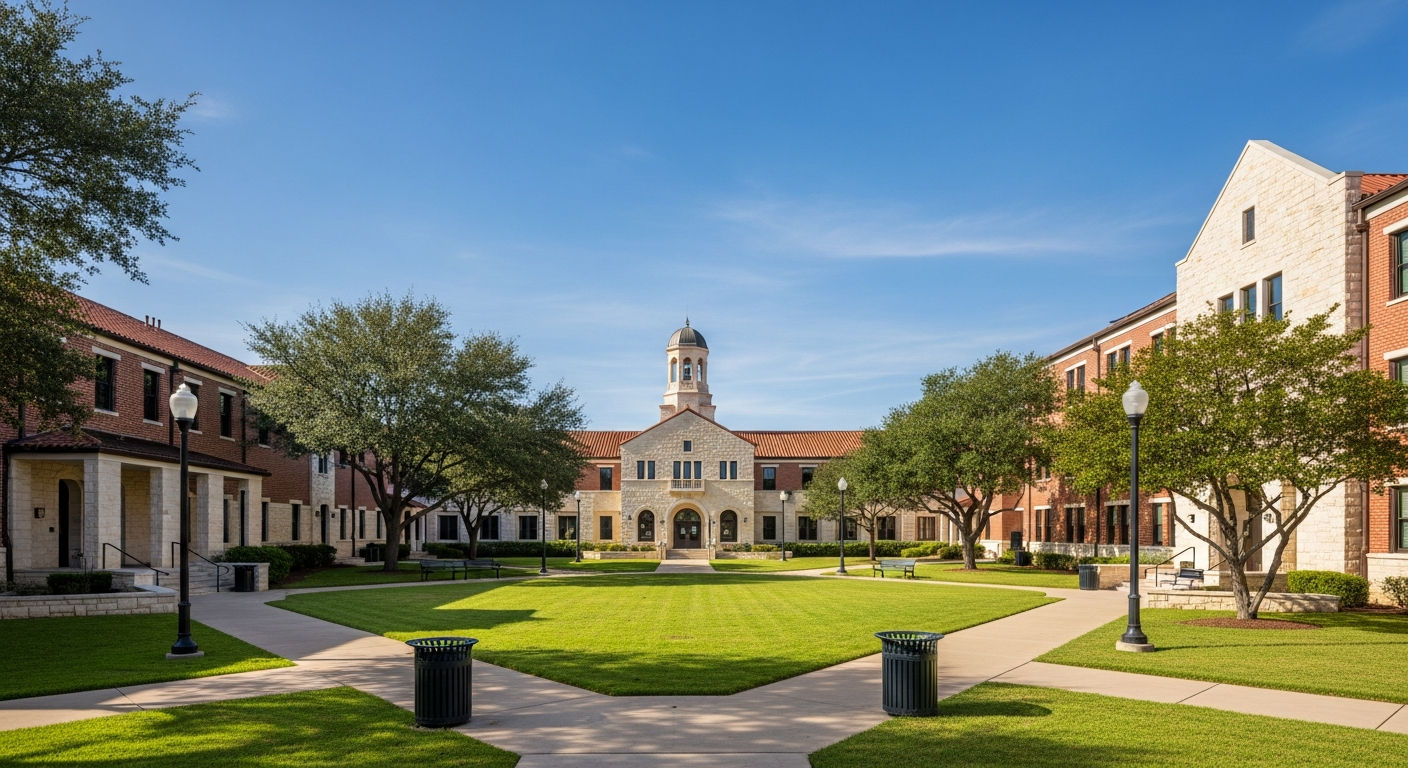 central quad or green space