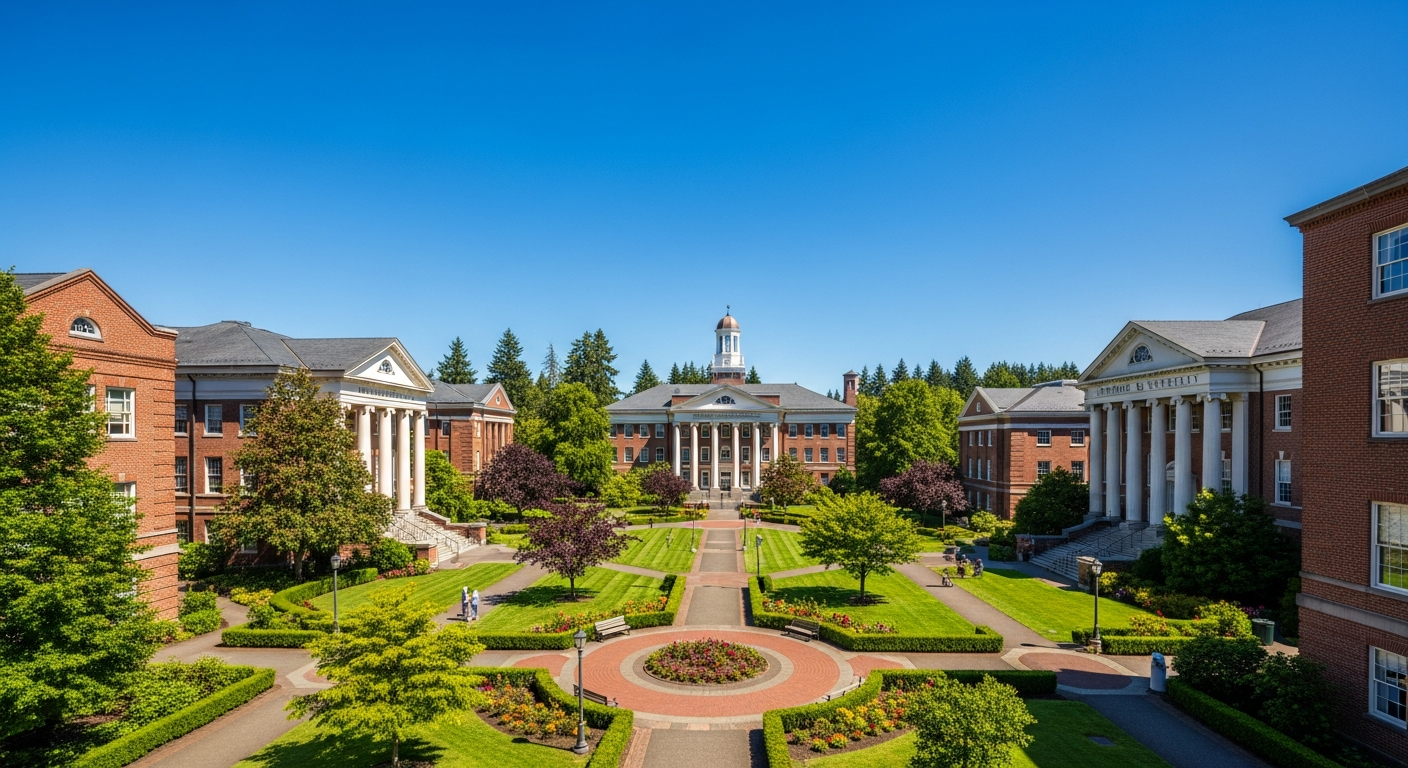 central quad or green space