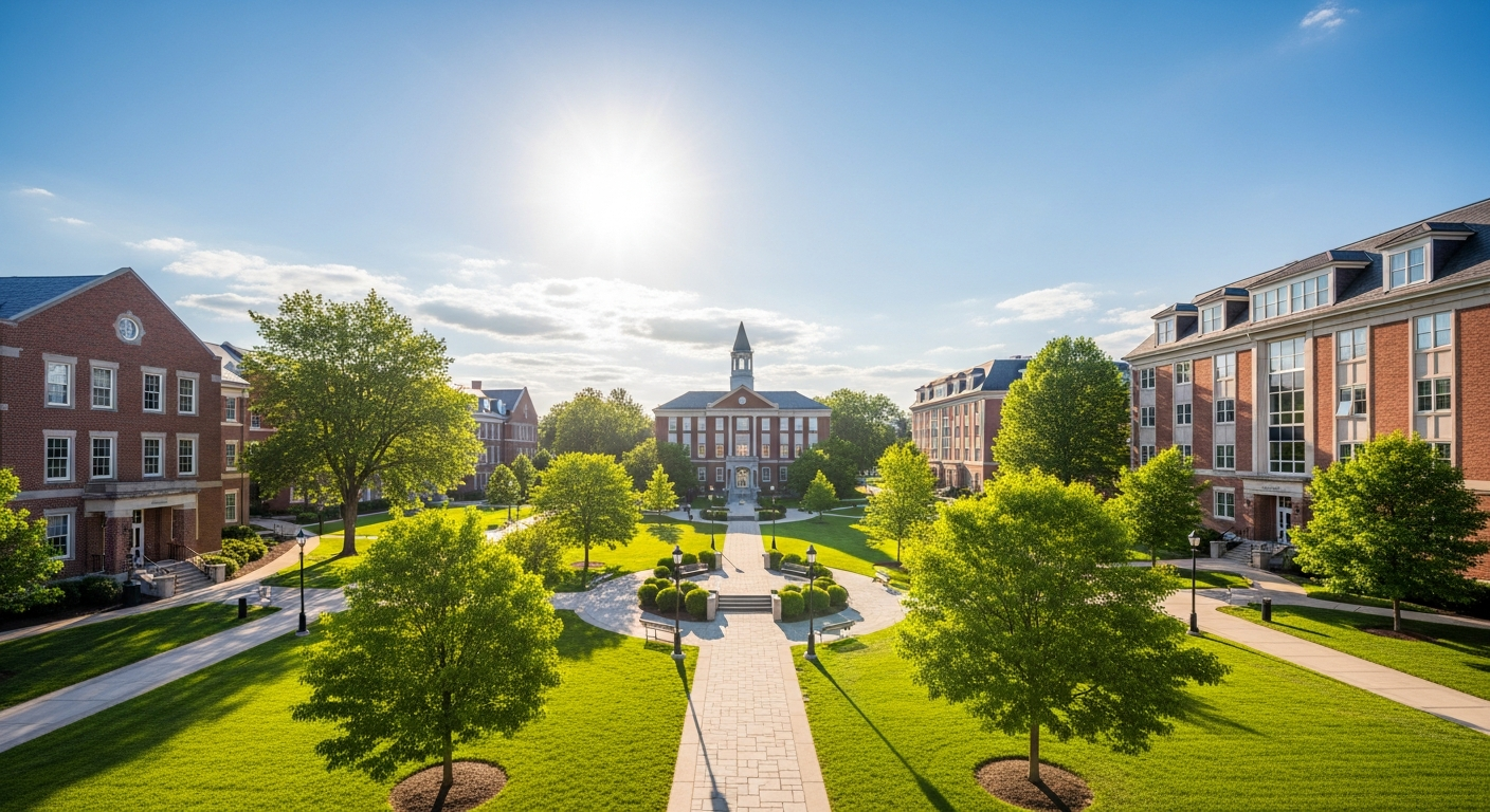 central quad or green space
