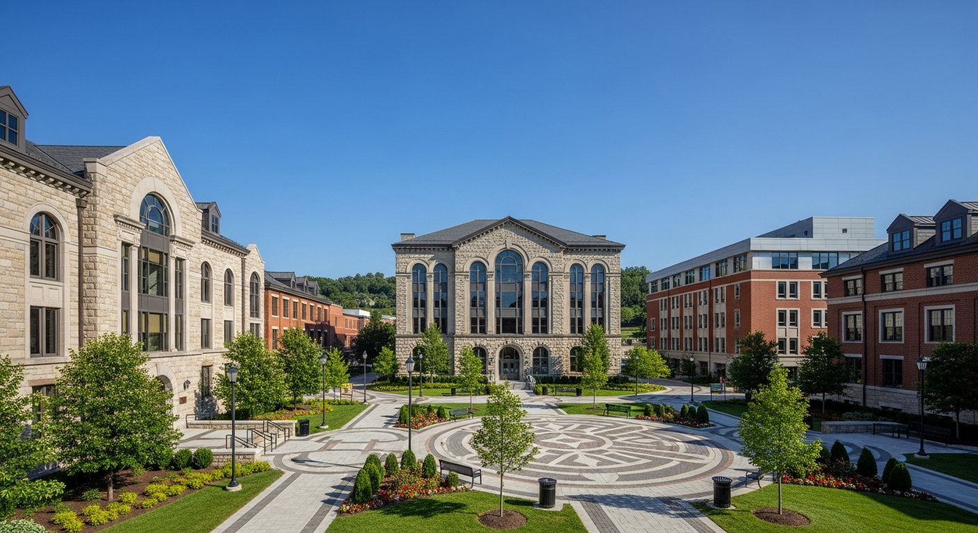 central quad or green space