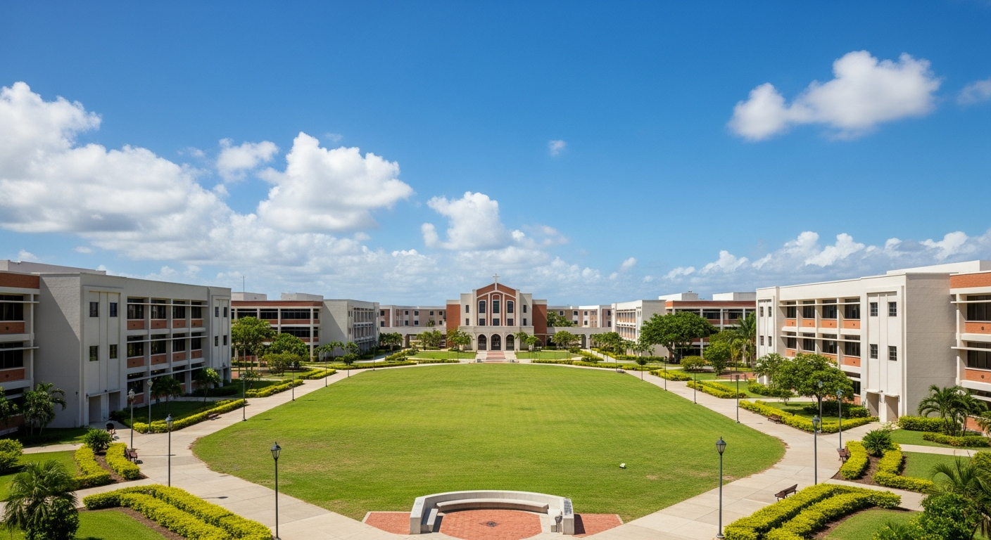 central quad or green space