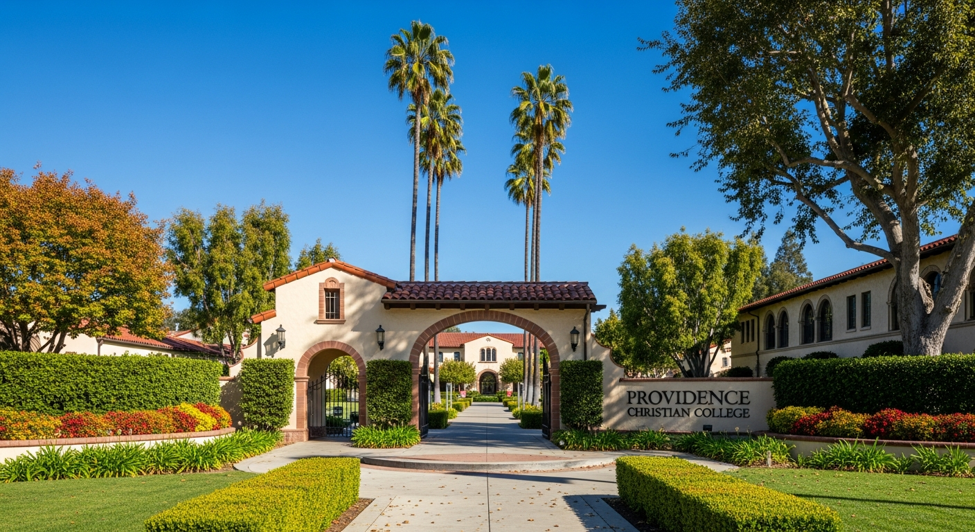 iconic campus entrance gate or sign