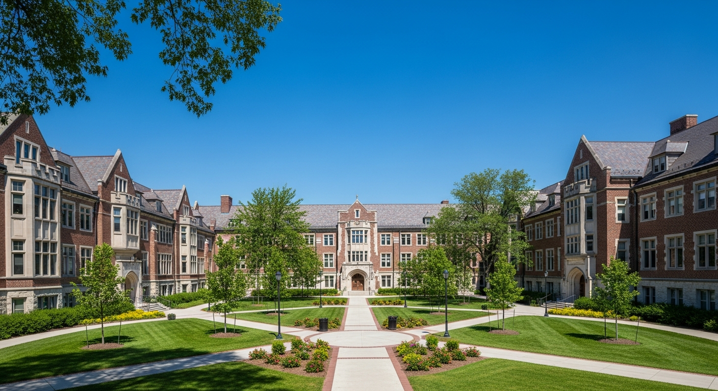 central quad or green space