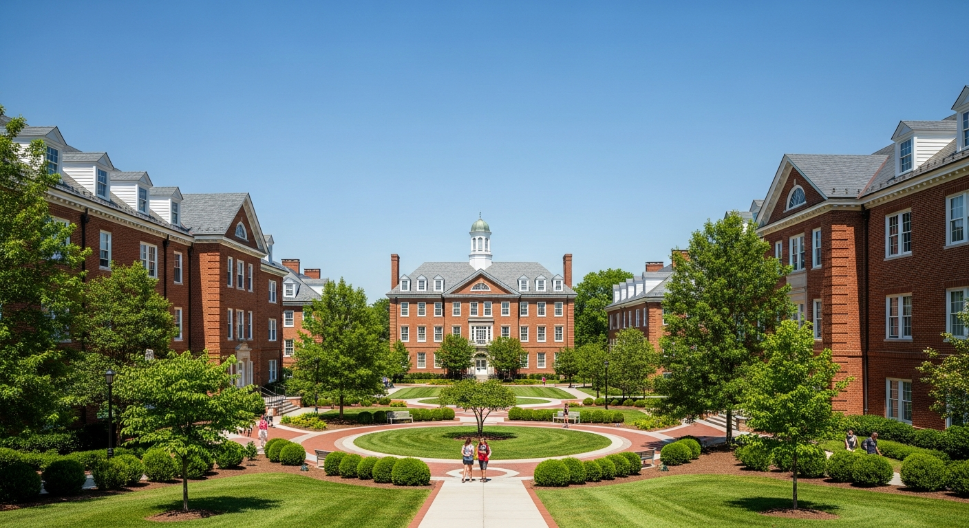 central quad or green space