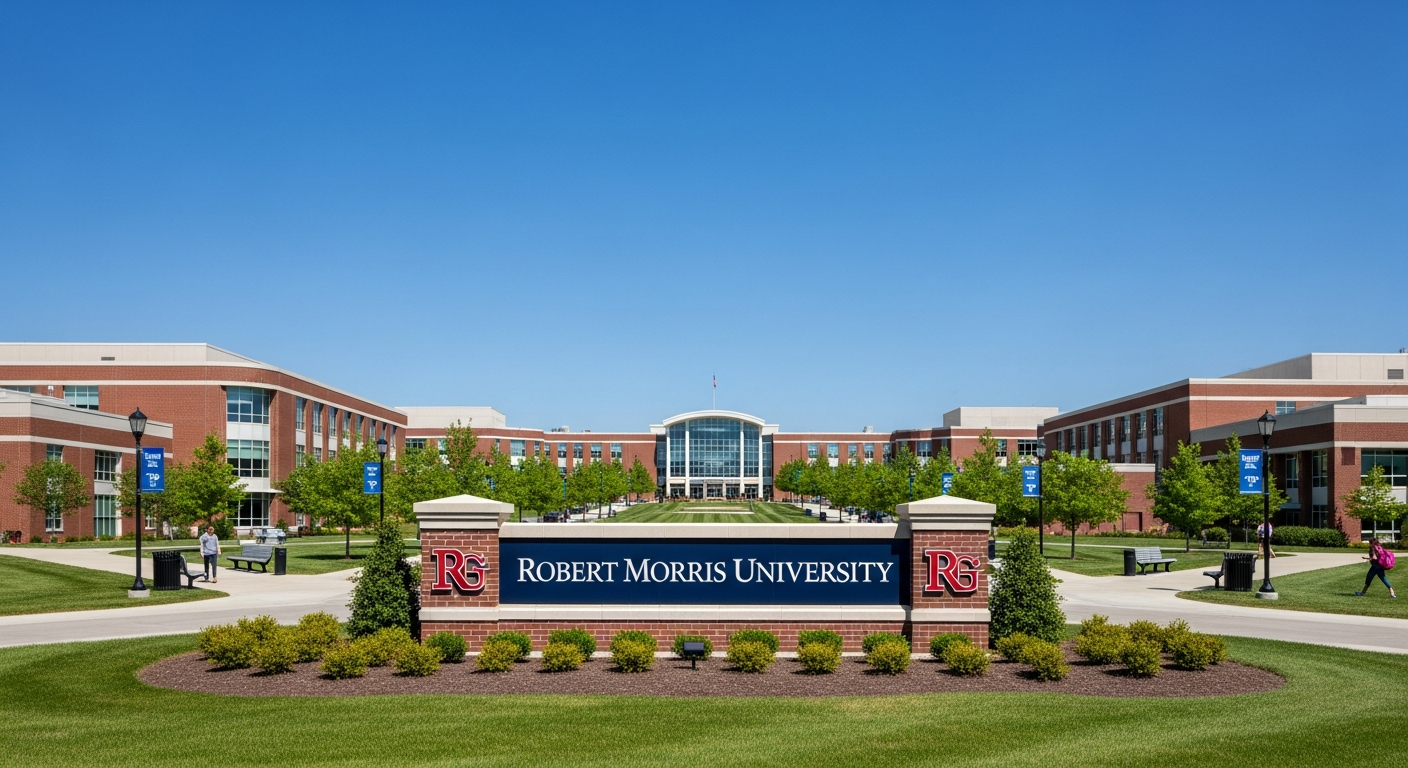 iconic campus entrance gate or sign