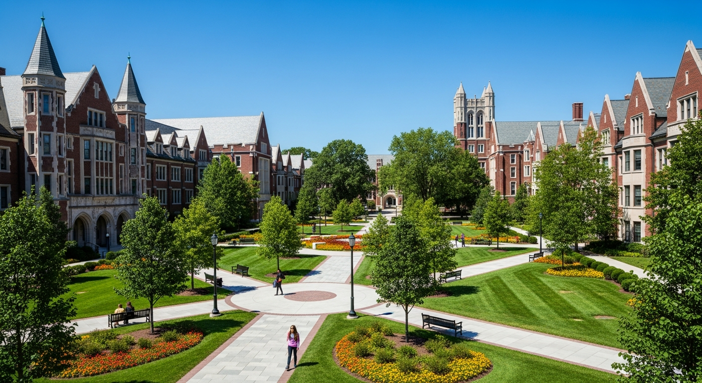 central quad or green space