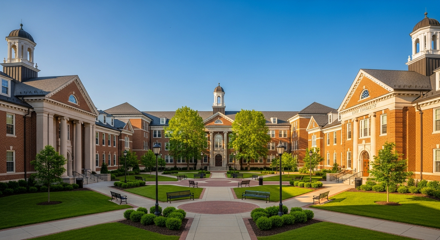 central quad or green space