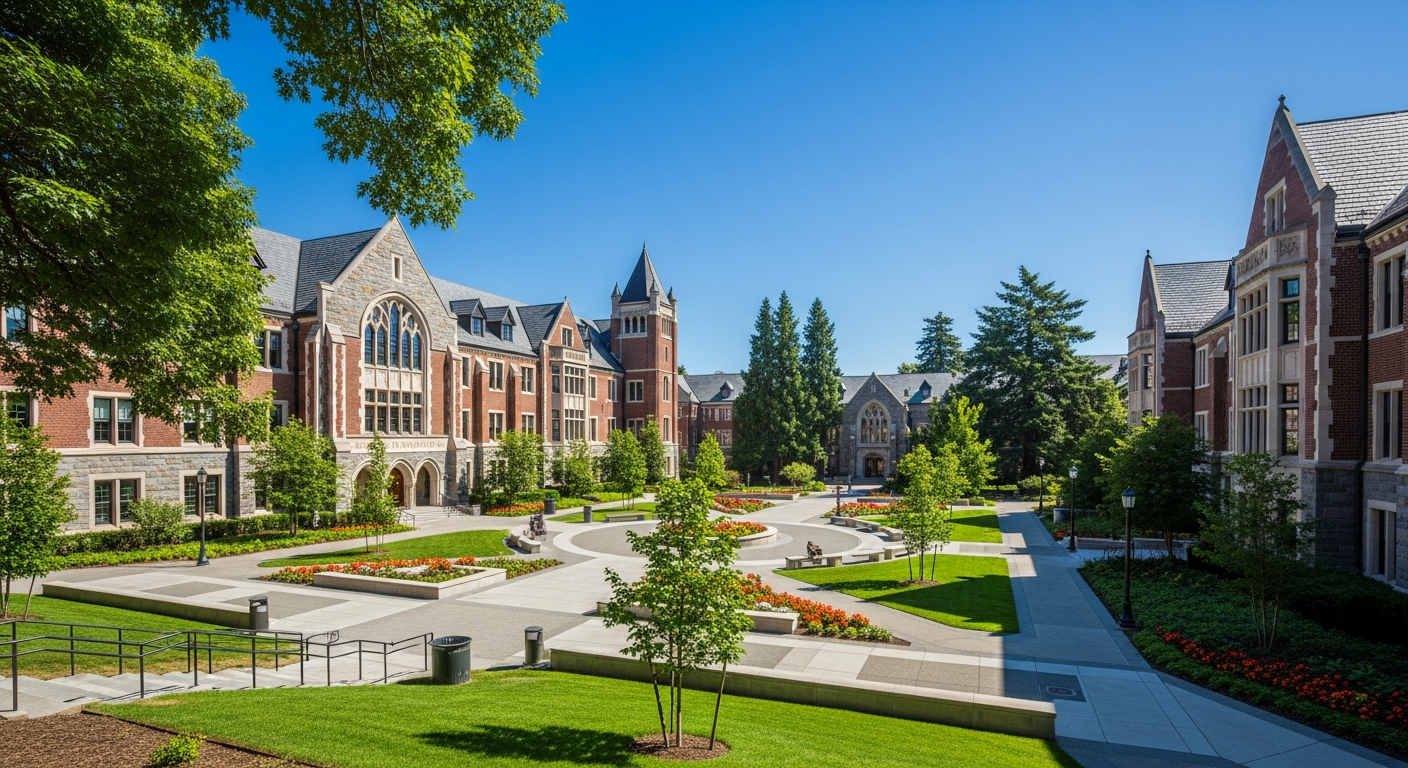 central quad or green space