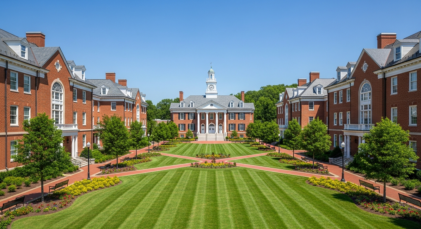 central quad or green space